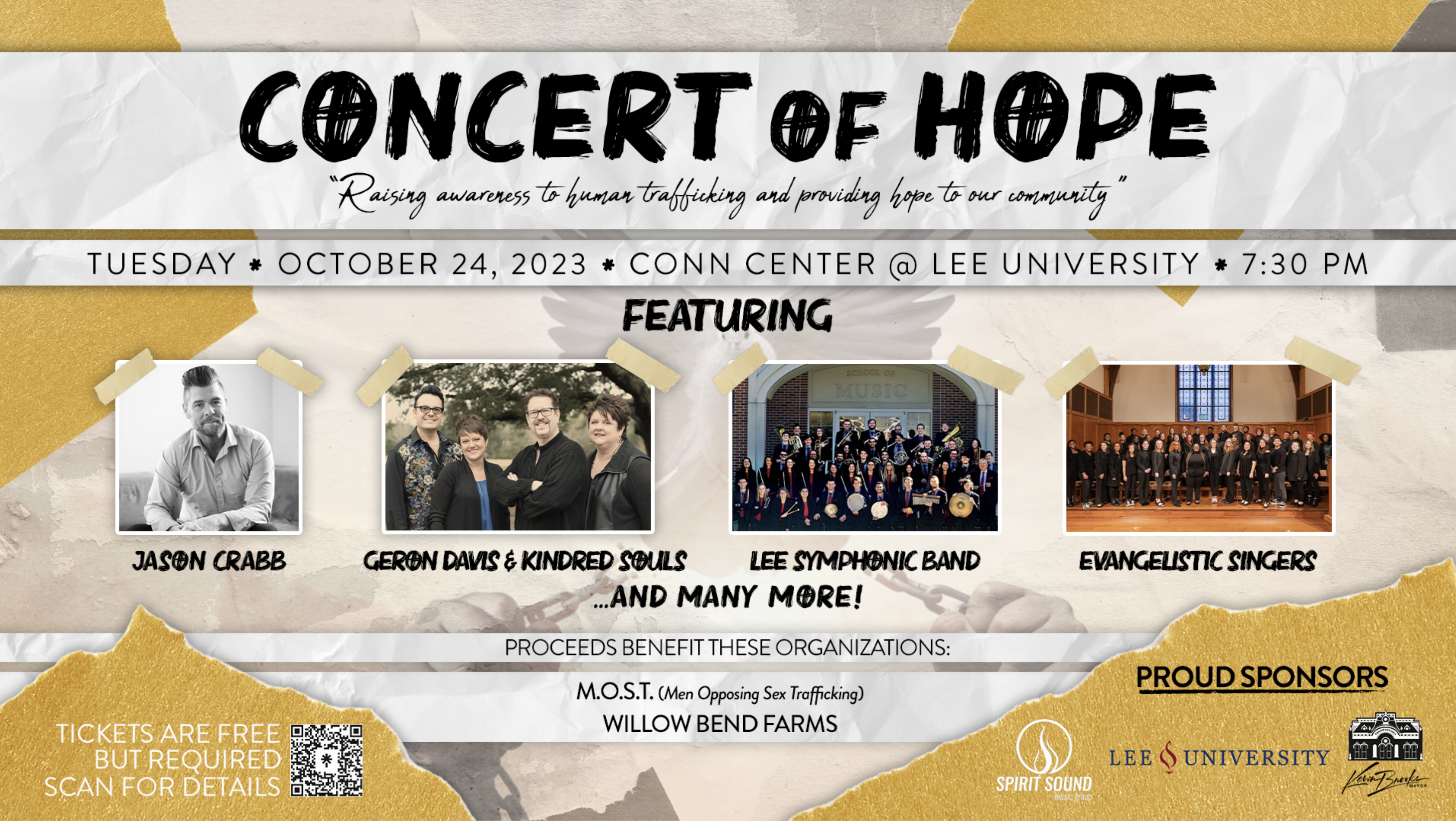 Concert of Hope to Take Place Oct. 24 - Lee University